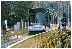 （圖）高雄中央公園輕軌列車展示活動