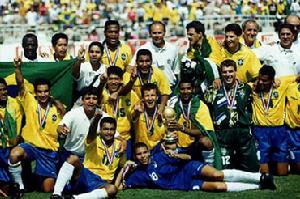 1994年美國世界盃，巴西奪冠。