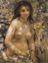 雷諾瓦《陽光中的裸女》