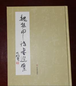 沈鵬題名《魏振甲詩書選集》