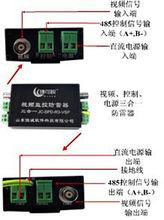 捷可視視頻、控制、電源三合一防雷器安裝圖