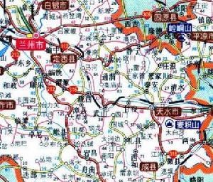 天巉公路，是定西至天水的唯一一條高等級公路。