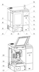 數控玉雕機結構圖