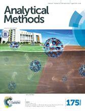 研究組發表在《分析方法》AnalyticalMethods上的正封面論文