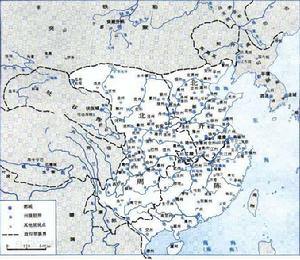 北周、北齊形勢