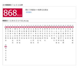 深圳公交868路