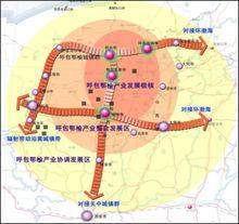 榆林市綜合區位示意圖