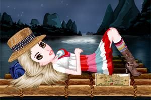 月光下的女孩 月光下的女孩