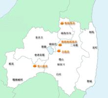 日本富島(福島)地圖