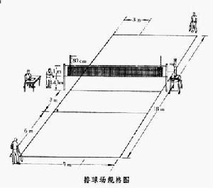 排球規則和場地設備