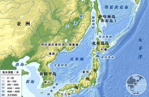 日本周邊海域分布圖