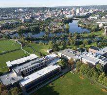 Gonzaga Aerial Photo-River