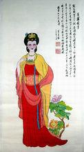 黃東雷工筆畫作品《楊貴妃十大美圖》