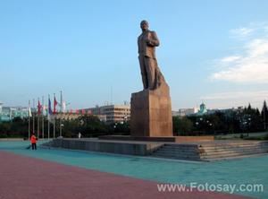 赤塔市的列寧塑像