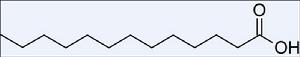 十三酸分子結構