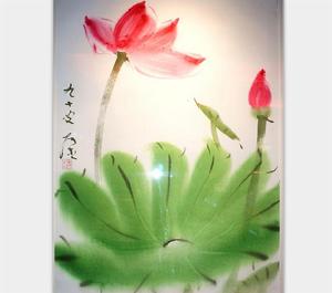 張傑：荷花（九十叟） 110*78.5cm