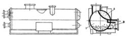 圖4 單筒型蒸發器-冷凝器簡圖