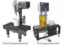 FM-SW/20L+FC-P/稱重灌裝機與壓蓋機