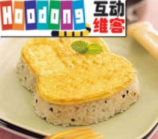 小白兔烤蛋飯