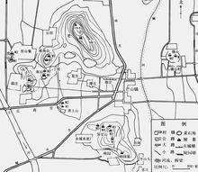 芒碭山西漢梁王陵墓分布圖