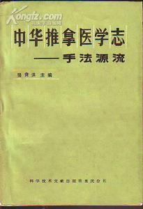 中華推拿醫學志——手法源流