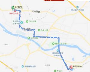 漳州公交11路路線圖