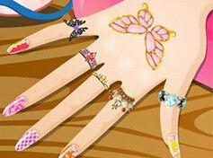 公主做美甲 公主做美甲