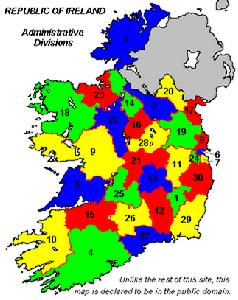 愛爾蘭行政區劃