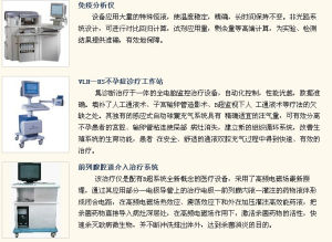 醫院部分設備展示