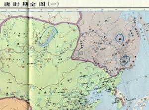 粟末靺鞨在唐朝時期地理分布