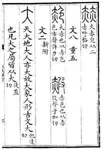 《說文解字》“大”