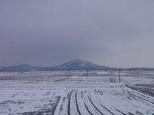 岳山遠景