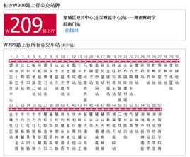 長沙公交W209路