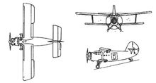 運-5運輸機 構架三視圖