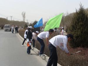 我們修剪園藝樹苗