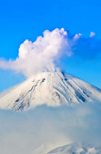 克留切夫斯克山火山