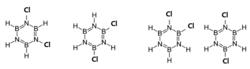硼氮苯的四種二氯代物