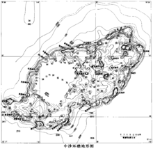 中沙大環礁地形圖