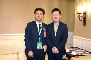 鴻基華祥集團董事長林宗祥接受央視著名主持人陳偉鴻採訪