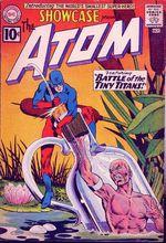 原子俠（雷·帕爾默）首次登場於1961年10月的《陳列櫥》第34期