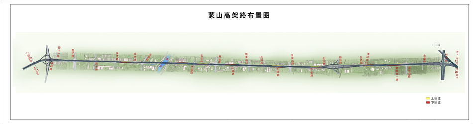 2處全互通式立交橋，5至7處上下匝道。