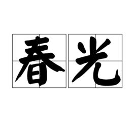 春光[漢語詞語]