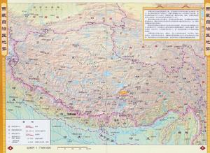 在西藏的地勢環境