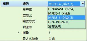 視頻設定