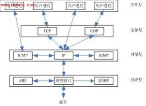 Tcp/ip的協定層