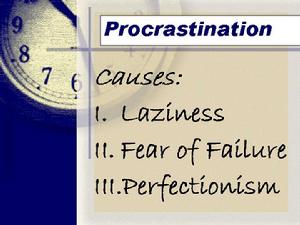 Procrastination