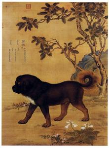 十駿犬圖[郎世寧創作畫作]