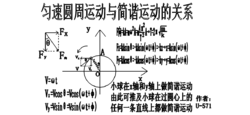 勻速圓周運動與簡諧運動的關係