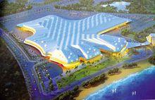 海南國際會展中心主體建築效果圖