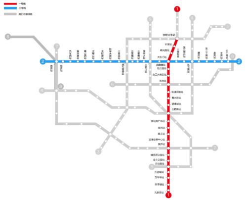 合肥軌道交通運營圖